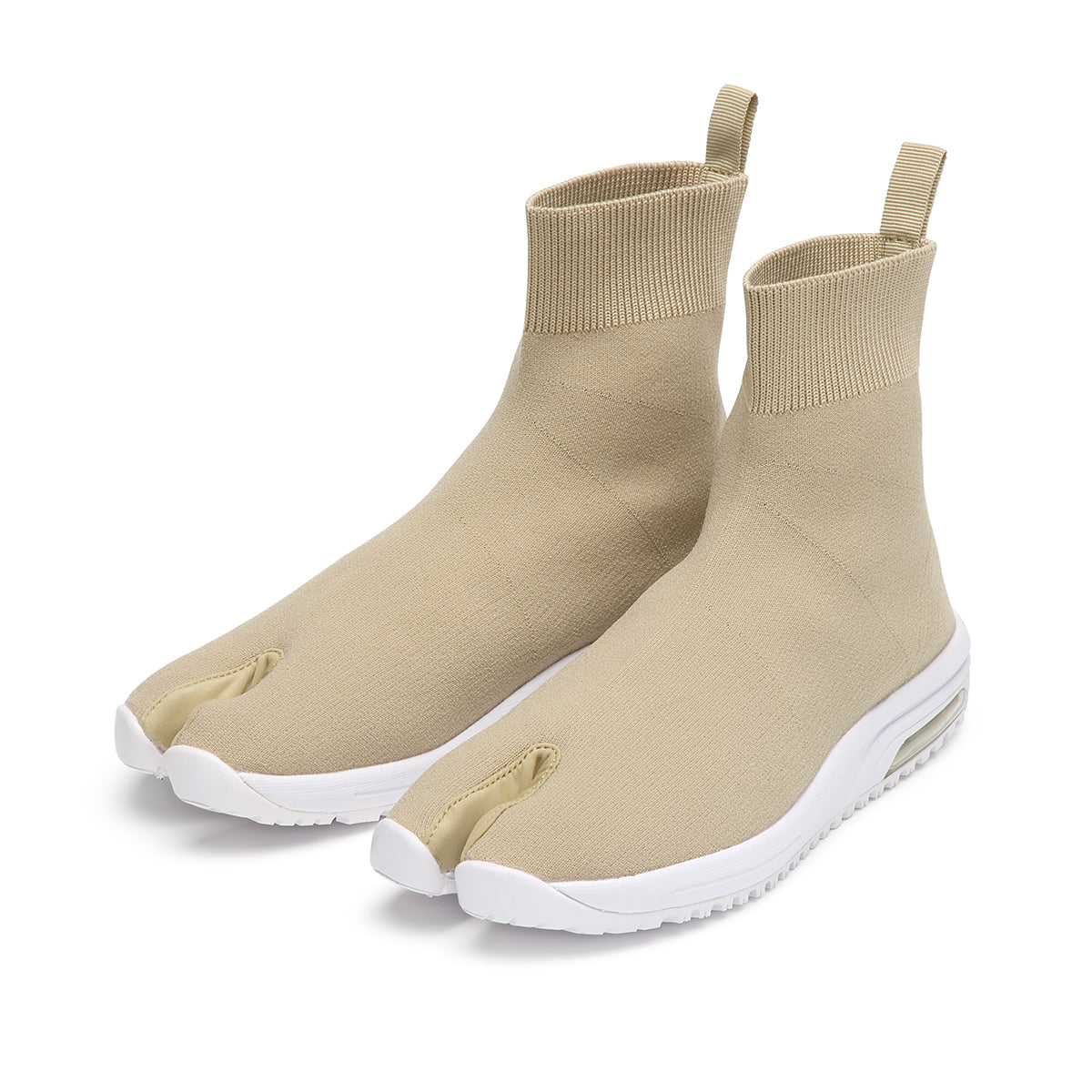 Knit Tabi Boots ベージュ