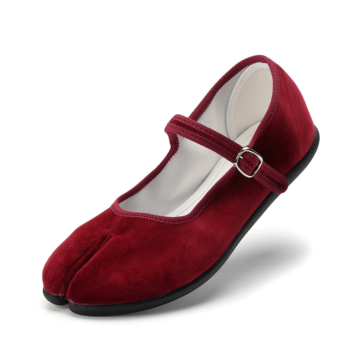 【新品未使用】marugo Coppelia Lily フラットシューズ 足袋シューズ｜Coppelia lily Bordeaux｜丸五公式【MARUGO Wellness】