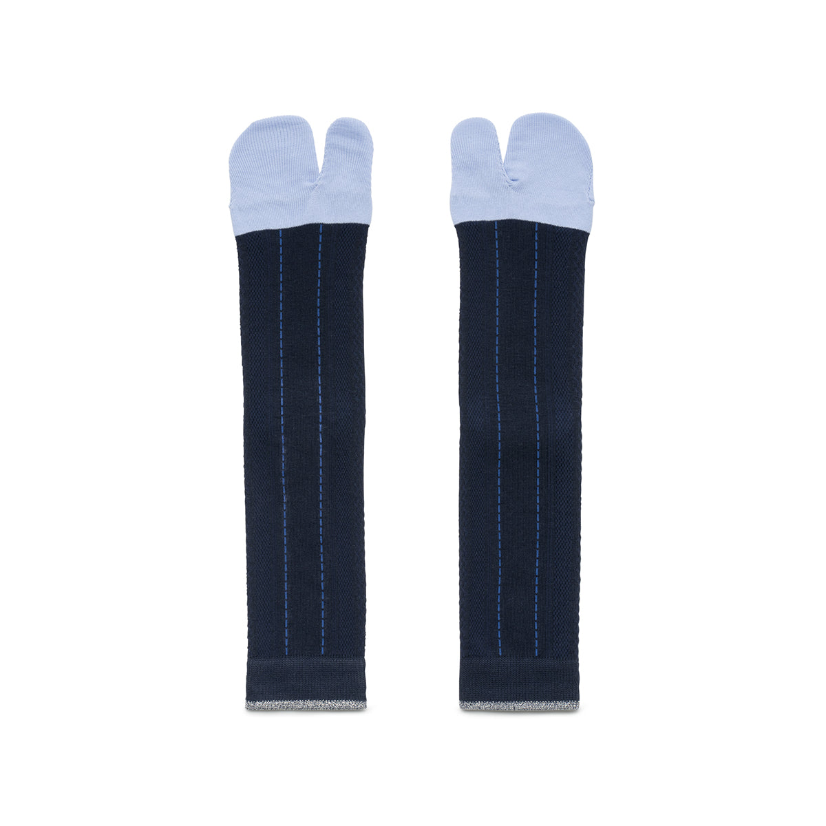 LACE PATTERN TABI SOCKS NAVY