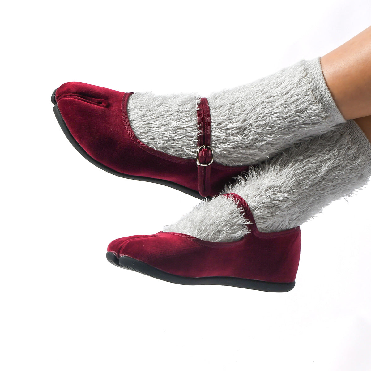 &TABI　もけもけタビソックス　ライトグレー