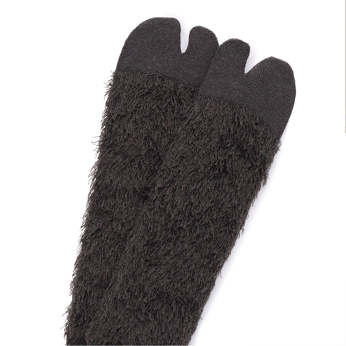 &TABI　もけもけタビソックス　チャコール