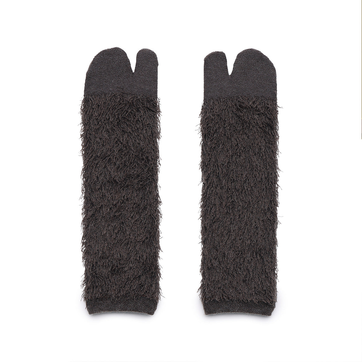 &TABI　もけもけタビソックス　チャコール