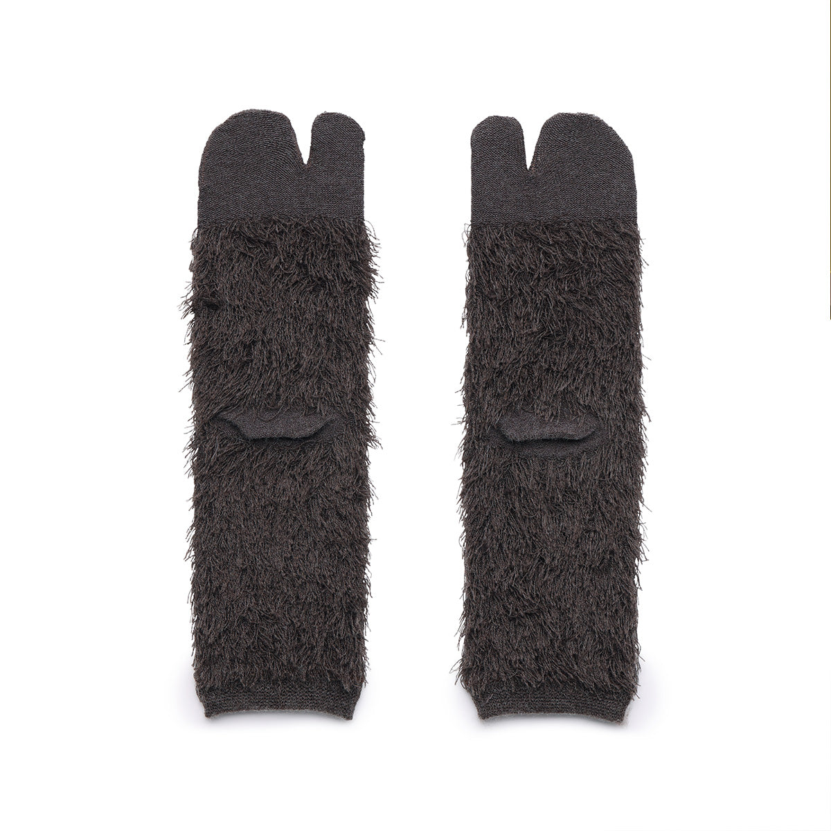 &TABI　もけもけタビソックス　チャコール