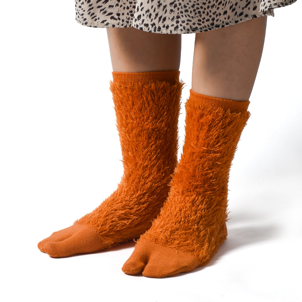 &TABI　もけもけタビソックス　オレンジ