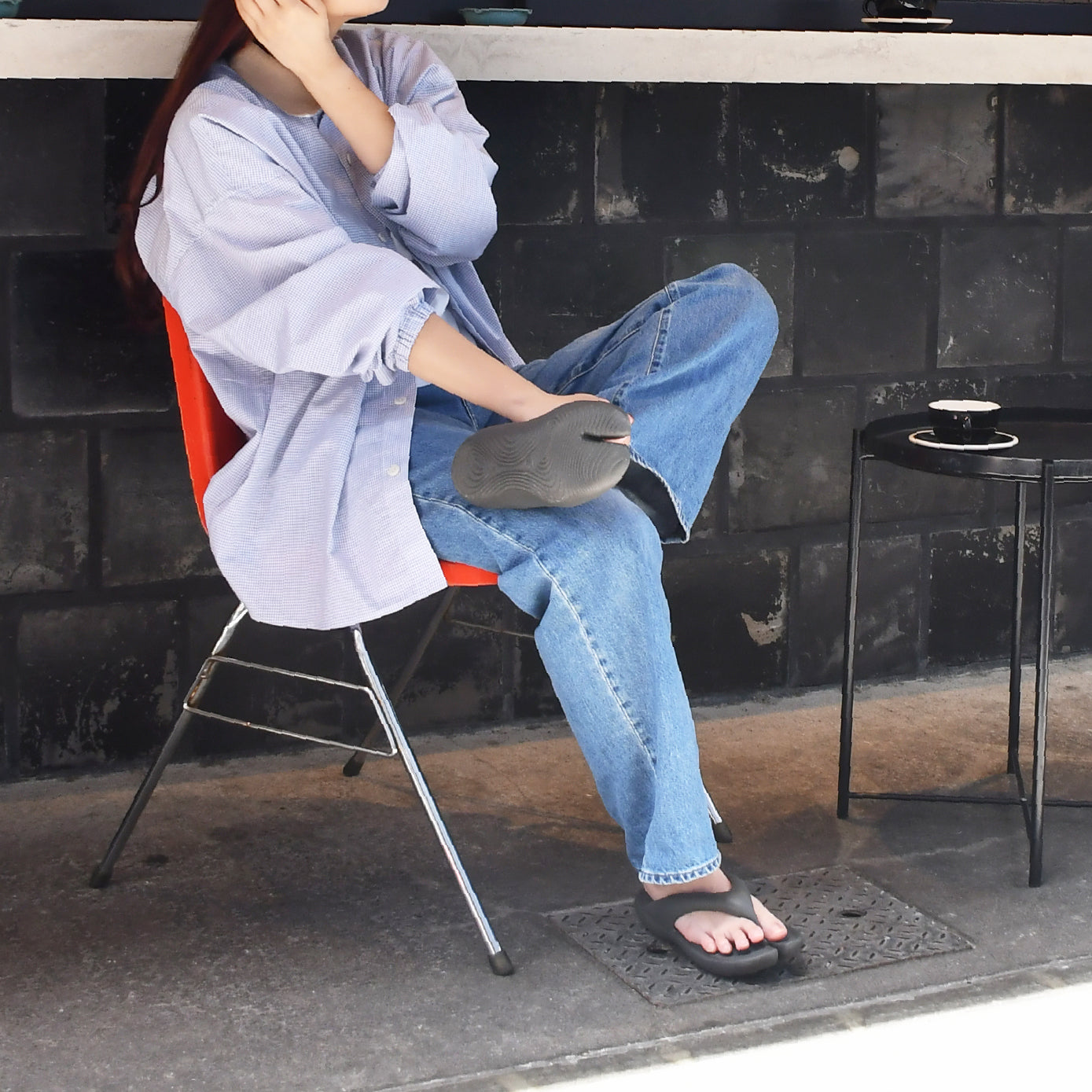 auwell 01 FLIP FLOP ブラック